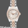 Super Clone Women's Rolex Datejust-179171, 26mm, Silver Jubilee Anniversary Dial, Fluted Bezel, Lady Silver