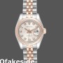 Super Clone Women's Rolex Datejust-179171, 26mm, Silver Jubilee Anniversary Dial, Fluted Bezel, Lady Silver