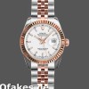 Super Clone Women's Rolex Datejust-179171, 26mm, White Dial, Fluted Bezel, Lady White