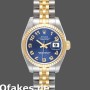 Super Clone Women's Rolex Datejust-179173, 26mm, Concentric Circle Blue Dial, Fluted Bezel, Lady Blue