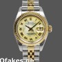 Super Clone Women's Rolex Datejust-179173, 26mm, Decorated Mother‑of‑Pearl Champagne Dial, Lady MOP
