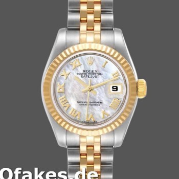 Super Clone Women's Rolex Datejust-179173, 26mm, Mother‑of‑Pearl White Dial, Lady MOP
