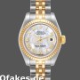 Super Clone Women's Rolex Datejust-179173, 26mm, Mother‑of‑Pearl White Dial, Lady MOP