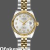 Super Clone Women's Rolex Datejust-179173, 26mm, Silver Jubilee Diamond Dial, Fluted Bezel, Lady Silver
