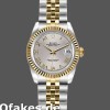 Super Clone Women's Rolex Datejust-179173, 26mm, Silver Roman Numeral Dial, Lady Silver