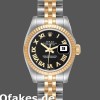 Super Clone Women's Rolex Datejust-179173, 26mm, Sunbeam Silver Dial, Fluted Bezel, Lady Silver