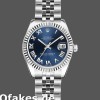 Super Clone Women's Rolex Datejust-179174, 26mm, Blue Roman Numeral Dial, Lady Blue