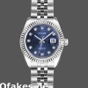 Super Clone Women's Rolex Datejust-179174, 26mm, Jubilee Blue Diamond Dial, Fluted Bezel, Lady Blue