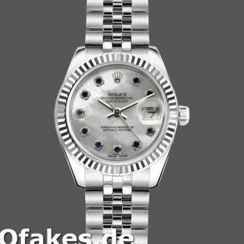 Super Clone Women's Rolex Datejust-179174, 26mm, Mother‑of‑Pearl White Dial, Lady MOP