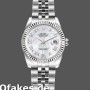 Super Clone Women's Rolex Datejust-179174, 26mm, Mother‑of‑Pearl White Dial, Fluted Bezel, Lady MOP