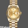 Super Clone Women's Rolex Datejust-179178, 26mm, Yellow Gold, Champagne Index Dial, Lady Champagne