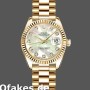Super Clone Women's Rolex Datejust-179178, 26mm, Yellow Gold, Mother‑of‑Pearl Diamonds Dial, Lady MOP