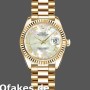 Super Clone Women's Rolex Datejust-179178, 26mm, Yellow Gold, Mother‑of‑Pearl White Dial, Lady MOP
