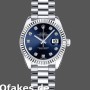 Super Clone Women's Rolex Datejust-179179, 26mm, Blue Diamond Dial, Fluted Bezel, Lady Blue