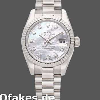 Super Clone Women's Rolex Datejust-179179, 26mm, Mother‑of‑Pearl Diamond Dial, Fluted Bezel, Lady MOP