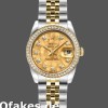 Super Clone Women's Rolex Datejust-179383, 26mm, Crystal Gold Dust Champagne Dial, Lady Champagne