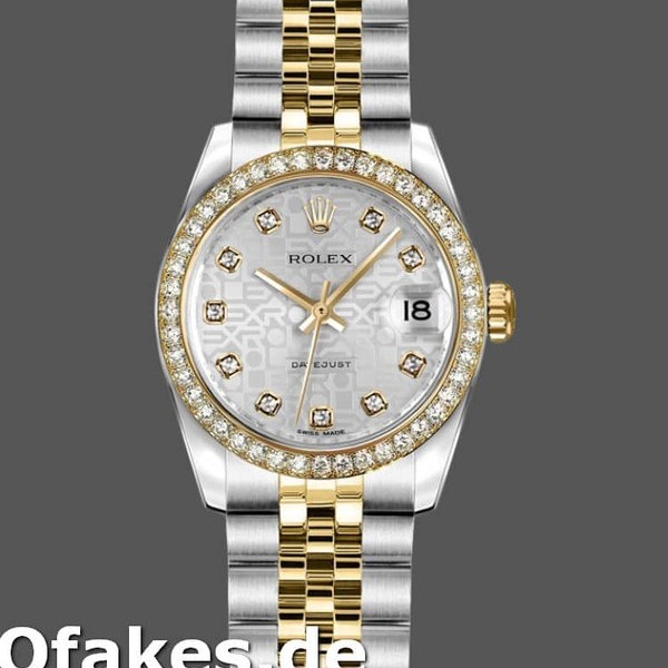 Super Clone Women's Rolex Datejust-179383, 26mm, Silver Jubilee Dial, Lady Silver