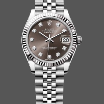 Super Clone Unisex's Rolex Day Date 36-128235 0039, 18K Everose Gold, Diamond‑Paved Dial, Fluted Bezel, President Diamond & Rose Gold