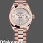 Super Clone Women's Rolex Datejust-279165, 28mm, Sundust, Diamonds Dial, Domed Bezel, Lady Sundust