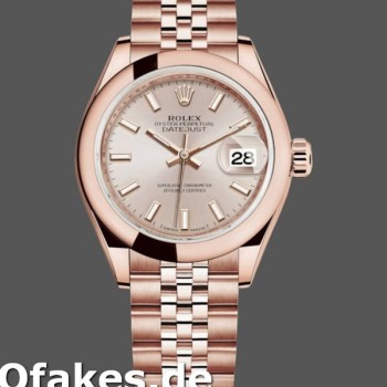 Super Clone Women's Rolex Datejust-279165, 28mm, Sundust, Index Dial, Domed Bezel, Lady Sundust
