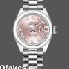 Super Clone Women's Rolex Datejust-279166, 28mm, Pink Roman Numeral Dial, Domed Bezel, Lady Pink
