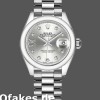 Super Clone Women's Rolex Datejust-279166, 28mm, Silver Dial, Diamond Domed Bezel, Lady Silver