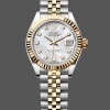 Super Clone Women's Rolex Datejust-279173, 28mm, Mother‑of‑Pearl Diamond Dial, Fluted Bezel, Lady MOP