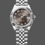 Super Clone Women's Rolex Datejust-279174, 28mm, Stainless Steel, Dark Grey Roman Dial, Lady Dark Grey