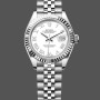 Super Clone Women's Rolex Datejust-279174, 28mm, Stainless Steel, Silver Roman Dial, Lady Silver