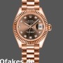 Super Clone Women's Rolex Datejust-279175, 28mm, Chocolate, Diamonds Dial, Fluted Bezel, Lady Chocolate