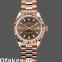 Super Clone Women's Rolex Datejust-279175, 28mm, Chocolate Index Dial, Fluted Bezel, Lady Chocolate