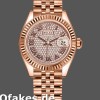 Super Clone Women's Rolex Datejust 279175-28mm, Rose Gold, Diamond Pave Dial, Lady Diamond Pave