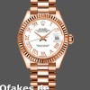 Super Clone Women's Rolex Datejust-279175, 28mm, White Roman Numeral Dial, Fluted Bezel, Lady White