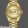 Super Clone Women's Rolex Datejust-279178, 28mm, Champagne Diamond Dial, Fluted Bezel, Lady Champagne