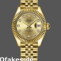 Super Clone Women's Rolex Datejust-279178, 28mm, Yellow Gold, Champagne Diamond Dial, Lady Champagne