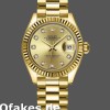 Super Clone Women's Rolex Datejust 279178-28mm, Champagne Dial, Fluted Bezel, Lady Champagne