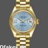 Super Clone Women's Rolex Datejust 279178-28mm, Cornflower Blue Dial, Fluted Bezel, Lady Cornflower Blue