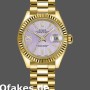 Super Clone Women's Rolex Datejust-279178, 28mm, Lilac Purple Dial, Fluted Bezel, Lady Lilac Purple