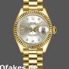 Super Clone Women's Rolex Datejust-279178, 28mm, Silver Diamond Dial, Fluted Bezel, Lady Silver