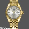 Super Clone Women's Rolex Datejust 279178-28mm, Yellow Gold, Silver Diamond Dial, Lady Silver