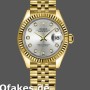 Super Clone Women's Rolex Datejust 279178-28mm, Yellow Gold, Silver Diamond Dial, Lady Silver