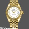 Super Clone Women's Rolex Datejust-279178, 28mm, Yellow Gold, White Roman Dial, Lady White