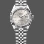 Super Clone Women's Rolex Datejust-M279174 0005, 28mm, Automatic, Silver Dial, White Gold & Steel, Women’s Silver Dial