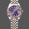 Super Clone Women's Rolex Datejust 28-m279171 0015, Oystersteel & Rose Gold, Lady’s Purple Dial