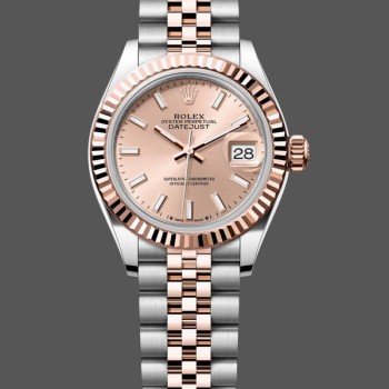 Super Clone Women's Rolex Datejust 28mm Everose Gold Rose Dial m279171 0023 Jubilee Lady Rose Gold Dial