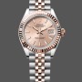 Super Clone Women's Rolex Datejust 28mm Everose Gold Rose Dial m279171 0023 Jubilee Lady Rose Gold Dial