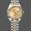 Super Clone Women's Rolex Datejust 28mm Yellow Gold & Steel m279173 0011 Women's Champagne Dial