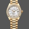 Super Clone Women's Rolex Datejust 28mm MOP Dial Yellow Gold Women's  - M279138RBR 0015 MOP Dial