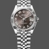 Super Clone Unisex's Rolex Day Date 36-118138 0125, Yellow Gold, Champagne Dial, Green Strap Champagne
