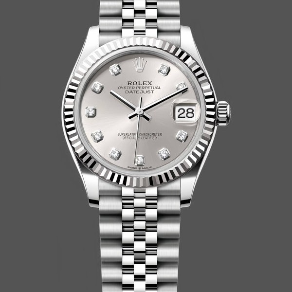 Super Clone Women's Rolex Datejust 28-m279171 0017, Chocolate Index, Steel & Rose Gold, Chocolate